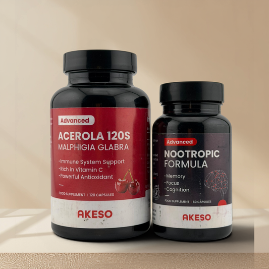 Nootropic Focus & Vitamin C Immune Support Bundle | AKESO