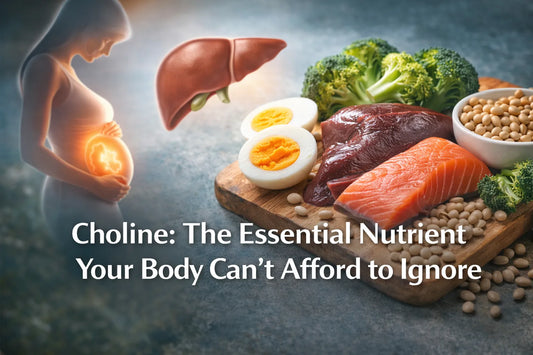 Foods containing choline, including eggs, salmon, liver, broccoli and beans