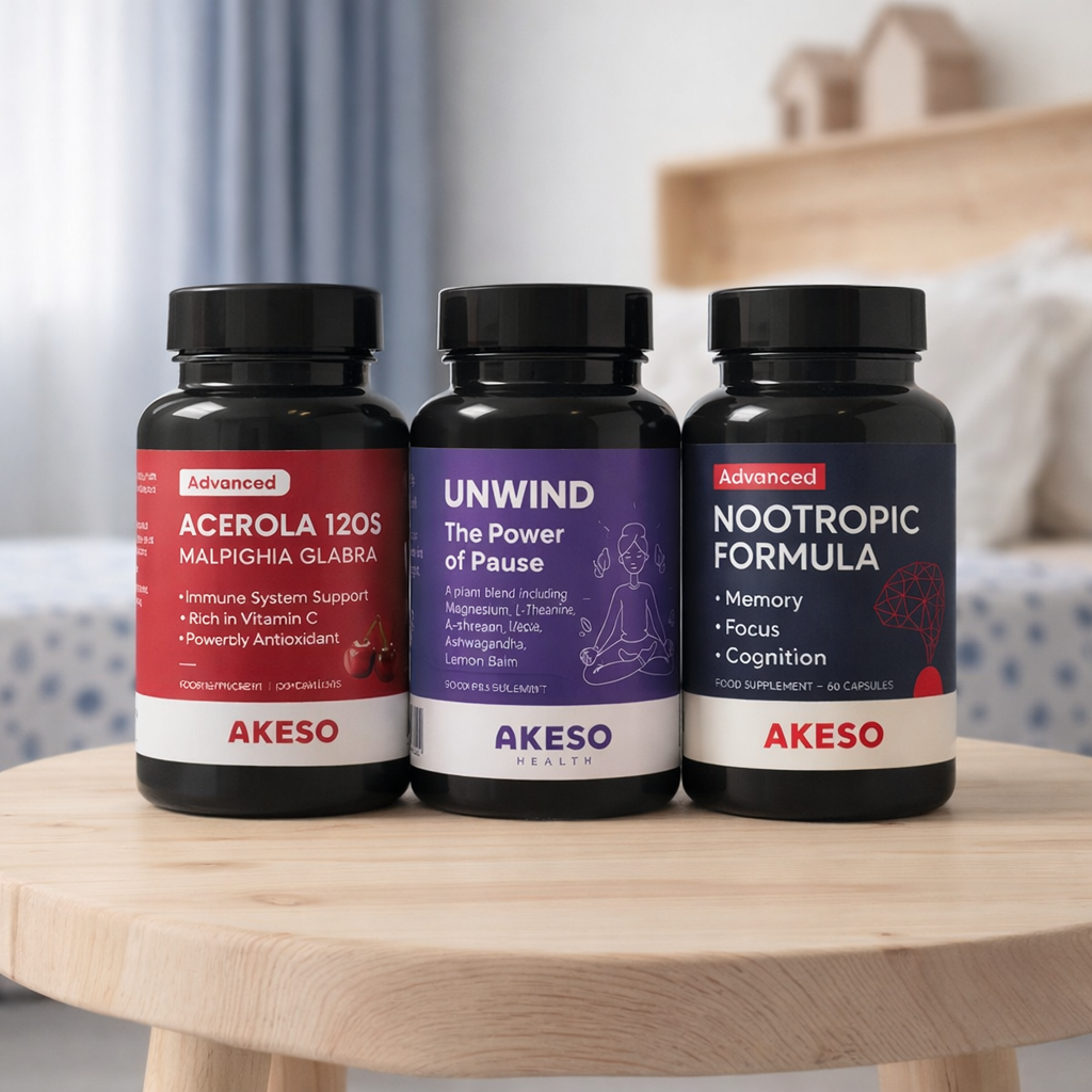 Akeso Health Ultimate Wellness Trio: Immunity, Focus & Relaxation Bundle