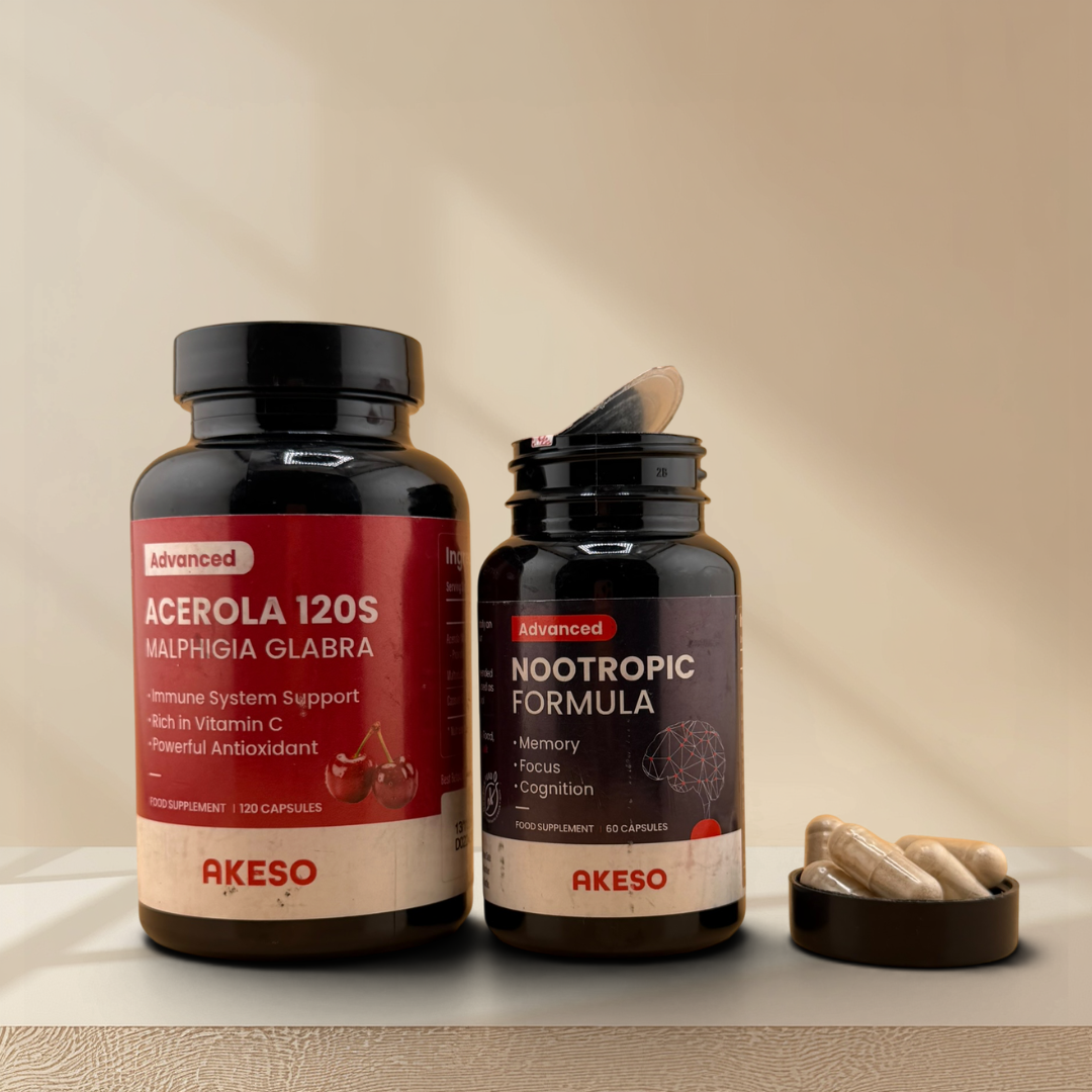 Nootropic Focus & Vitamin C Immune Support Bundle | AKESO