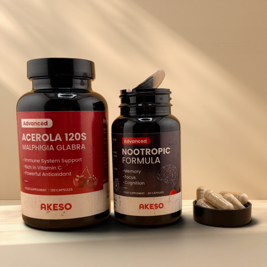 Nootropic Focus & Vitamin C Immune Support Bundle | AKESO