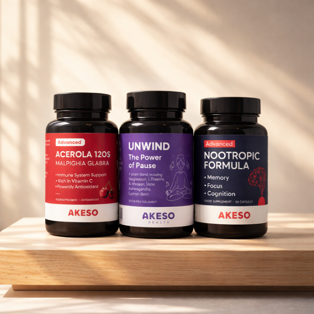 Akeso Health Ultimate Wellness Trio: Immunity, Focus & Relaxation Bundle