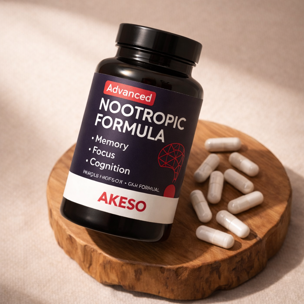 Advanced Nootropic Formula 60 Capsules – Memory Focus & Cognitive Support Supplement | AKESO