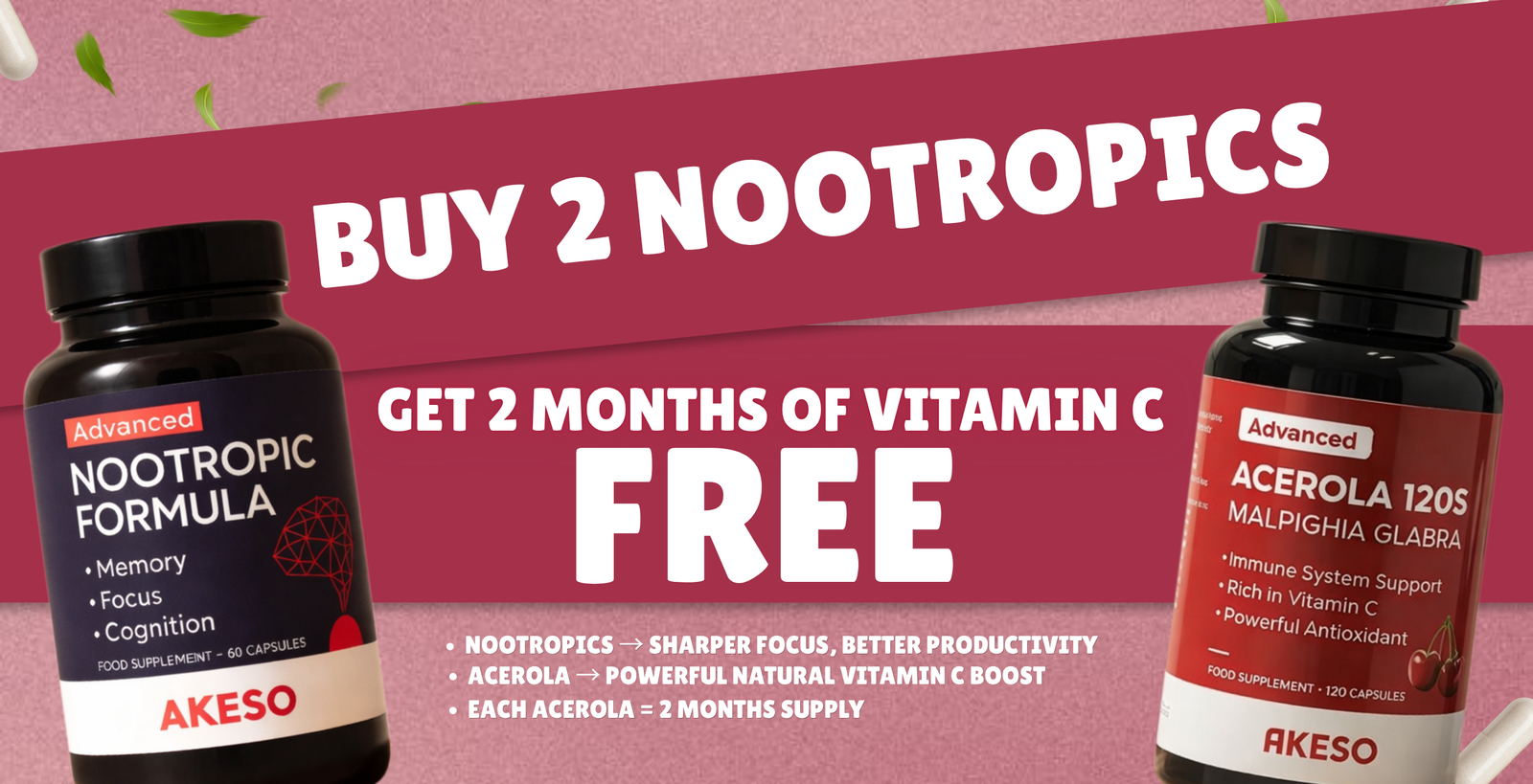 Buy 2 get 2 Months Vitamin C free.