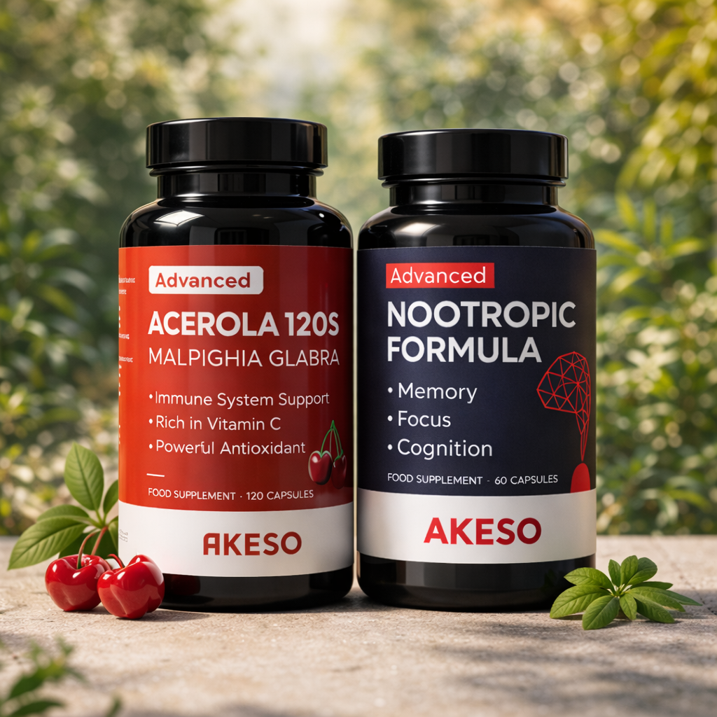 Nootropic Focus & Vitamin C Immune Support Bundle | AKESO