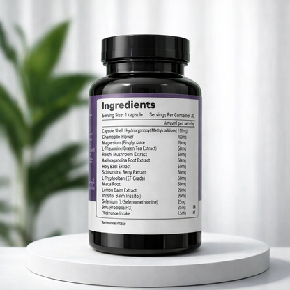 UNWIND Stress Support Supplement 30 Capsules – Ashwagandha, L-Theanine & Magnesium Relaxation Formula | AKESO Health